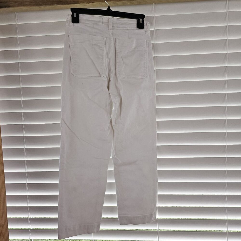 Everlane The Straight Leg Crop Pants in Bone Size 2 - Picture 5 of 6